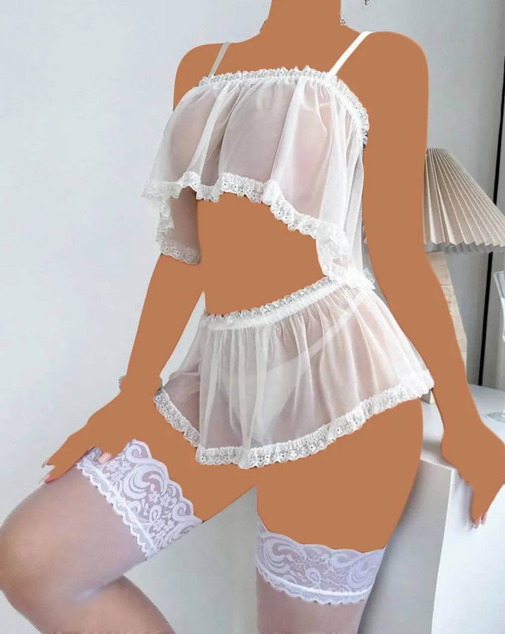 ست فانتزی عروس Lady کد 5103 - تصویر 2