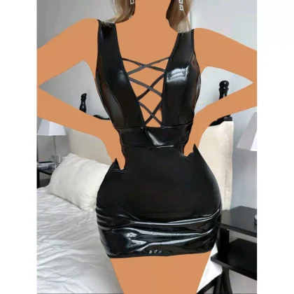 لباس خواب طرح چرم کد 316 سایز 38 تا 42
