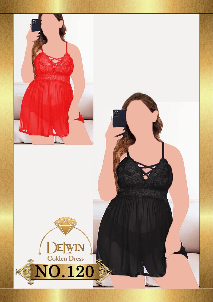 لباس خواب سایز بزرگ Delwin کد 120 - تصویر 2