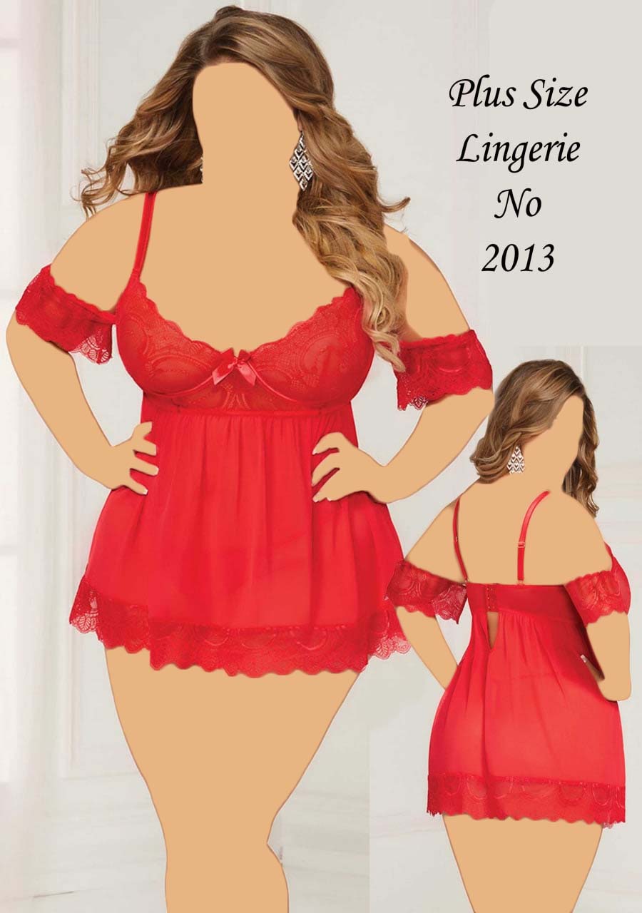 لباس خواب سایز بزرگ فنردار Violetta کد 2013 - تصویر 2