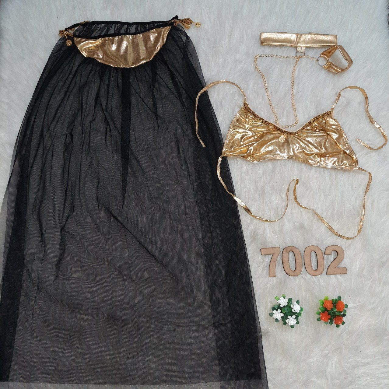ست فانتزی عربی سه تکه Anahel کد 7002 - تصویر 7