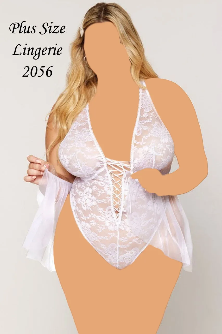 لباس خواب سایز بزرگ عروس Violetta کد 2056.) - تصویر 2