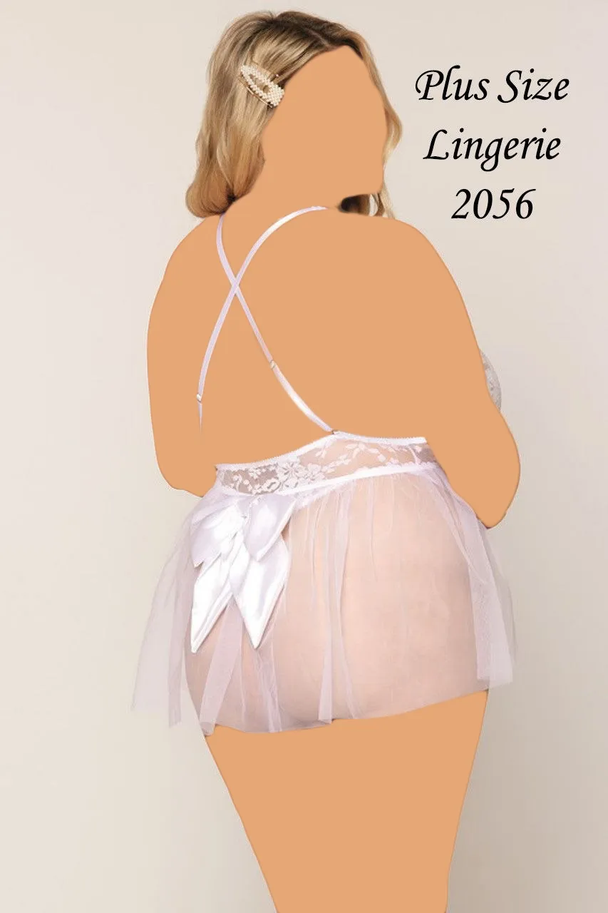 لباس خواب سایز بزرگ عروس Violetta کد 2056.) - تصویر 4